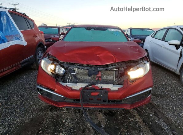 2HGFC2F66LH593311 2020 HONDA CIVIC Red წინა ხედი