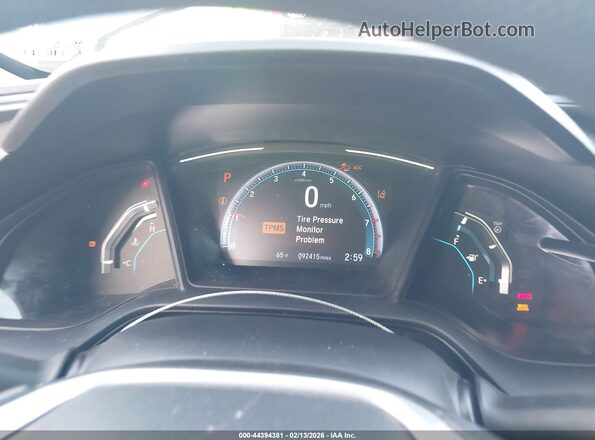 2HGFC2F69LH601420 2020 HONDA CIVIC Blue Widok tylnych siedzeń