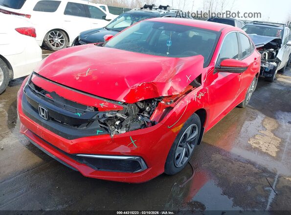 2HGFC2F6XMH520931 2021 HONDA CIVIC Red 