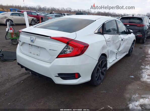 2HGFC2F81KH600911 2019 HONDA CIVIC White Rear right
