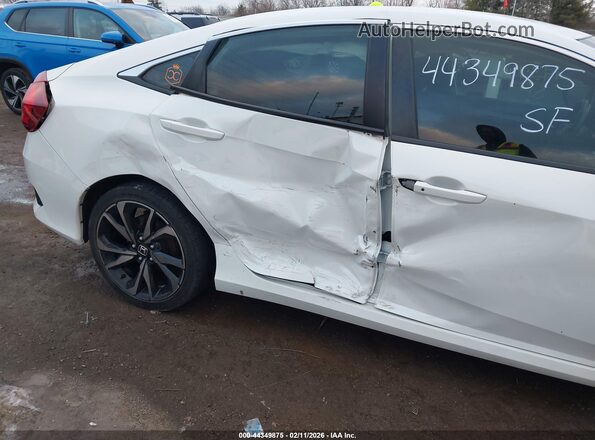 2HGFC2F81KH600911 2019 HONDA CIVIC White Front view
