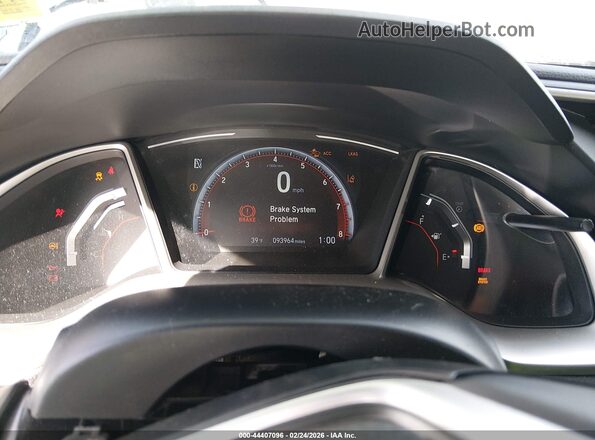 2HGFC2F81LH505038 2020 HONDA CIVIC Blue Widok tylnych siedzeń