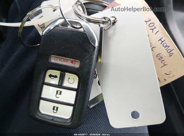 2HGFC2F81MH521841 2021 HONDA CIVIC Gray Вид панелі приладів