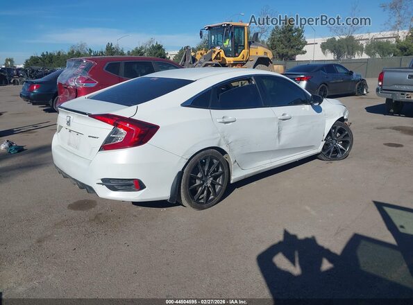 2HGFC2F82LH601292 2020 HONDA CIVIC White უკანა მარჯვენა