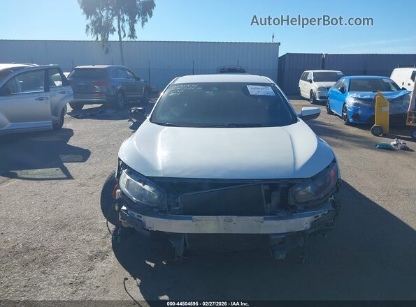 2HGFC2F82LH601292 2020 HONDA CIVIC White უკანა სალონის ხედი
