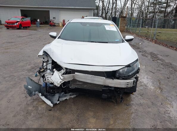 2HGFC2F84KH585711 2019 HONDA CIVIC Белый Вид задней части салона