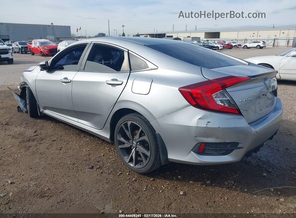 2HGFC2F84LH594524 2020 HONDA CIVIC Gray Հետևի ձախ