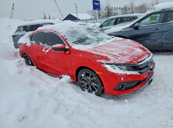 2HGFC2F85KH501315 2019 HONDA CIVIC Red 