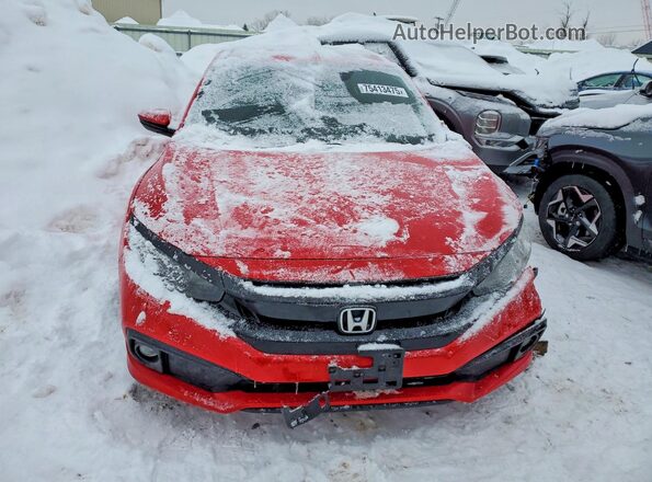 2HGFC2F85KH501315 2019 HONDA CIVIC Red 