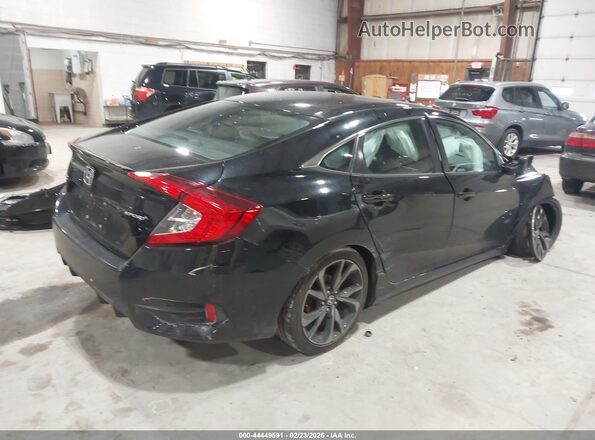 2HGFC2F8XLH593040 2020 HONDA CIVIC Black Trasero derecho