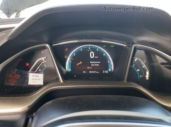 2HGFC3B34KH350452 2019 HONDA CIVIC Black 