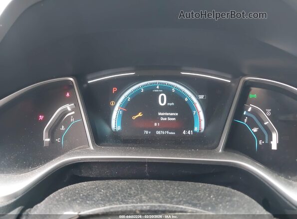 2HGFC3B35HH359217 2017 HONDA CIVIC White Widok tylnych siedzeń