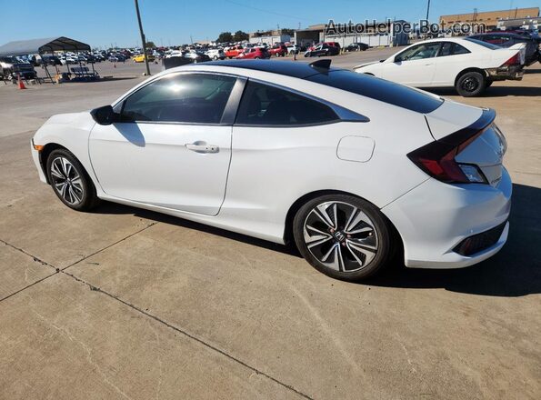2HGFC3B39JH355340 2018 HONDA CIVIC White Rear left