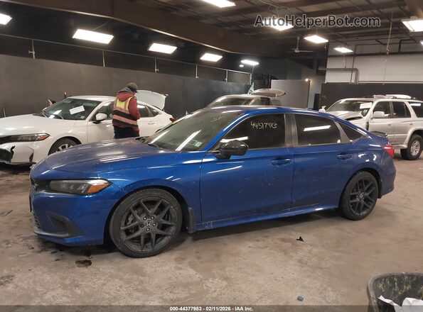2HGFE1E50PH475404 2023 HONDA CIVIC Синий Панорамный вид салона 360°