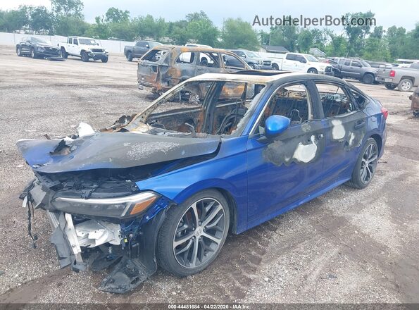 2HGFE1F99RH336098 2024 HONDA CIVIC Blue Передня ліва чверть