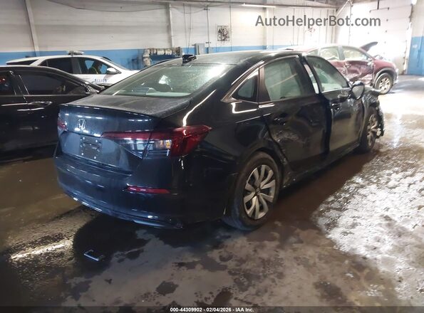 2HGFE2F22SH595742 2025 HONDA CIVIC Black უკანა მარჯვენა