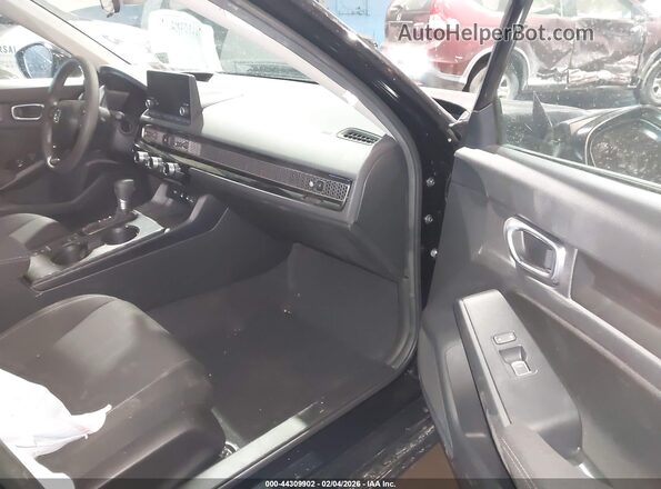2HGFE2F22SH595742 2025 HONDA CIVIC Black წინა სალონის ხედი