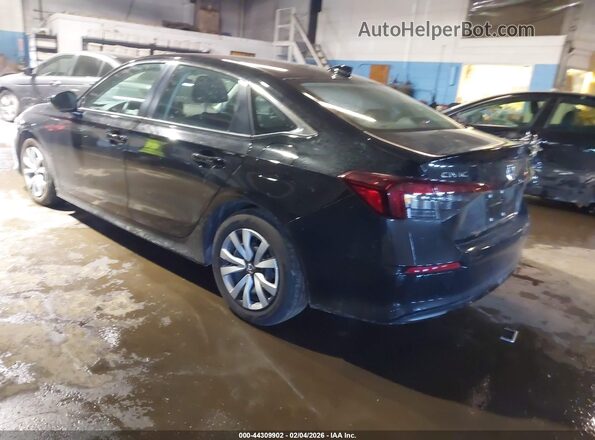 2HGFE2F22SH595742 2025 HONDA CIVIC Black უკანა მარცხენა