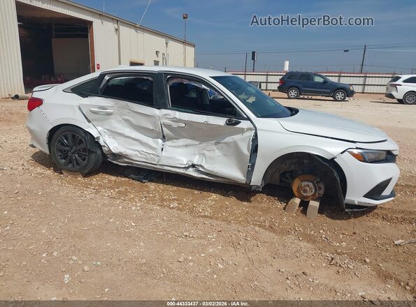 2HGFE2F24NH511490 2022 HONDA CIVIC White წინა ხედი