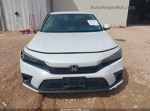 2HGFE2F24NH511490 2022 HONDA CIVIC White უკანა სალონის ხედი