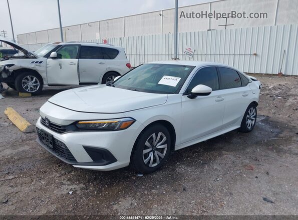 2HGFE2F26NH511295 2022 HONDA CIVIC Белый Передняя левая четверть