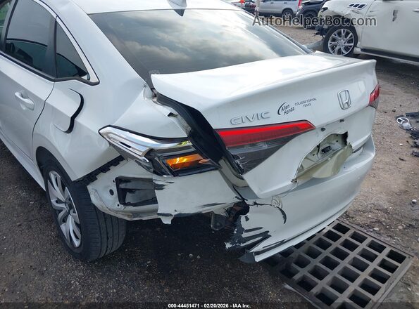 2HGFE2F26NH511295 2022 HONDA CIVIC Белый Вид спереди