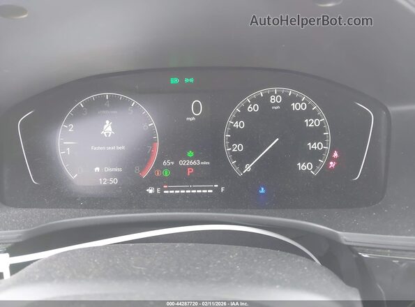 2HGFE2F28RH586022 2024 HONDA CIVIC Серый Вид задних сидений