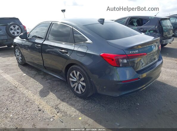2HGFE2F28RH586022 2024 HONDA CIVIC Серый Задняя левая четверть