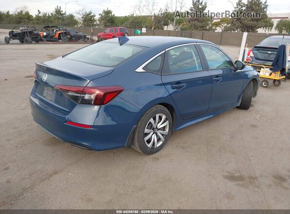 2HGFE2F2XSH549088 2025 HONDA CIVIC Dark Blue Rear right