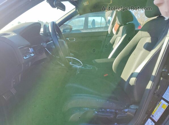 2HGFE2F55NH599508 2022 HONDA CIVIC Black Widok wnętrza z przodu