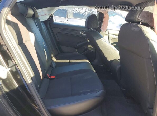 2HGFE2F55NH599508 2022 HONDA CIVIC Black Widok tylnych siedzeń