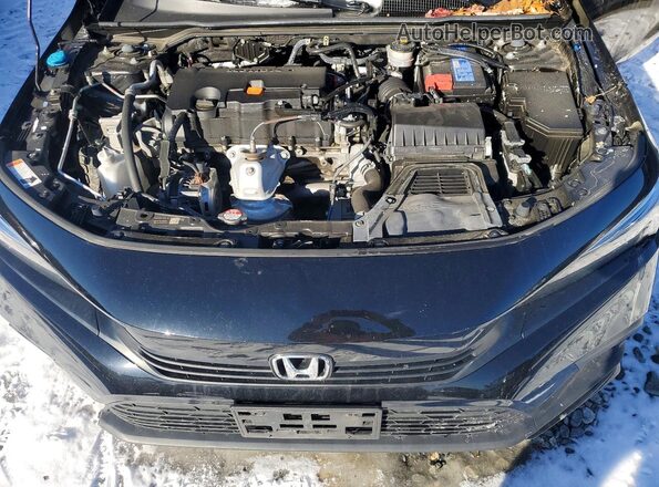 2HGFE2F55NH599508 2022 HONDA CIVIC Black Widok wnętrza z tyłu