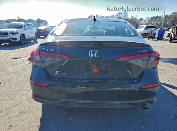2HGFE2F55PH513181 2023 HONDA CIVIC Black Widok z tyłu