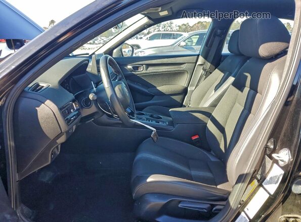 2HGFE2F55PH513181 2023 HONDA CIVIC Black Widok wnętrza z przodu