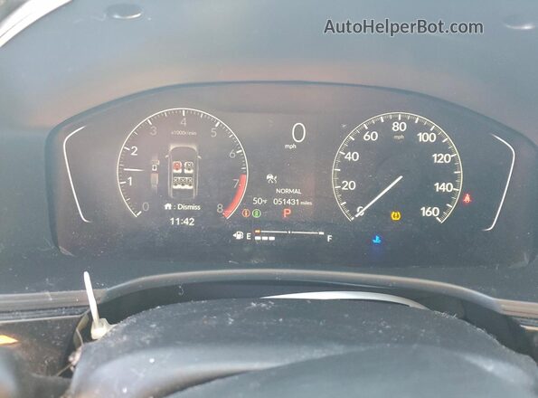 2HGFE2F55PH513181 2023 HONDA CIVIC Black Widok zestawu wskaźników