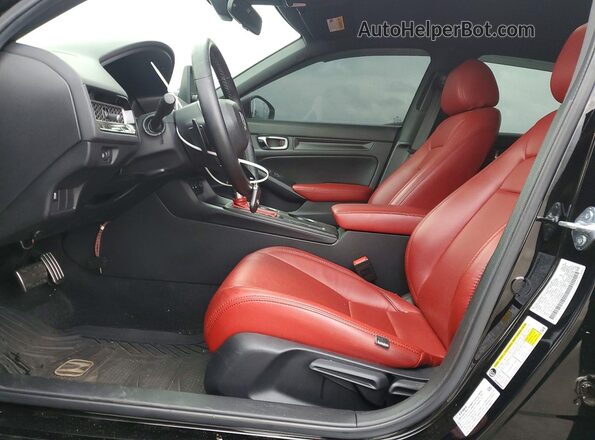 2HGFE2F55SH538946 2025 HONDA CIVIC Black წინა სალონის ხედი