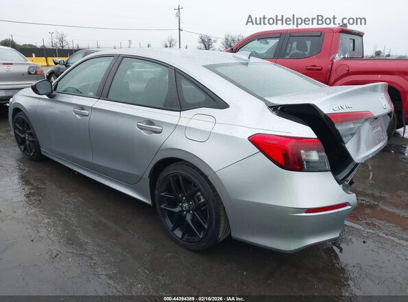 2HGFE2F57NH557258 2022 HONDA CIVIC Gray Հետևի ձախ