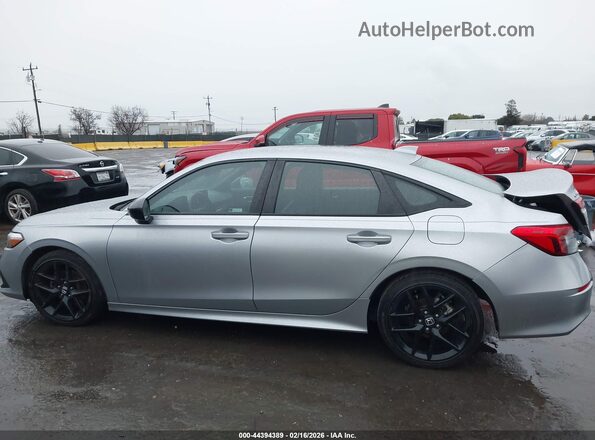 2HGFE2F57NH557258 2022 HONDA CIVIC Gray Սալոնի 360 աստիճան տեսք