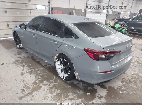 2HGFE2F58SH589275 2025 HONDA CIVIC Gray Trasero izquierdo