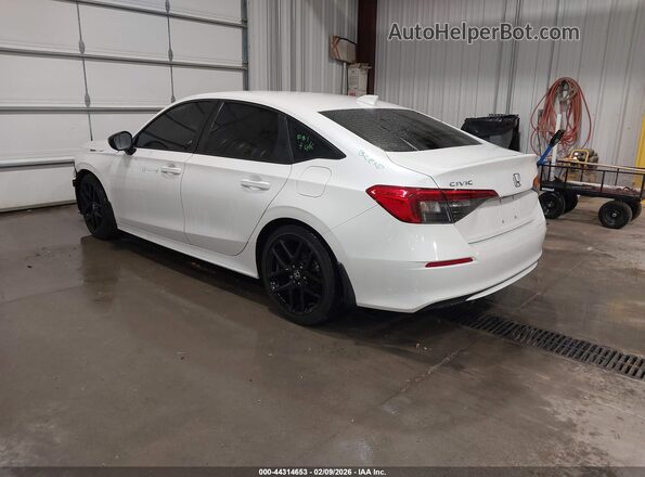 2HGFE2F59NH609215 2022 HONDA CIVIC White Задня ліва чверть