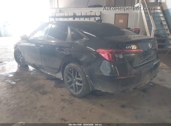 2HGFE2F59PH566076 2023 HONDA CIVIC Black Trasero izquierdo