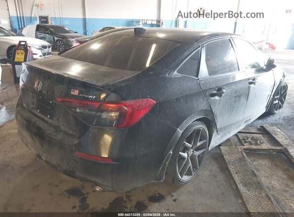 2HGFE2F59PH566076 2023 HONDA CIVIC Black Trasero derecho