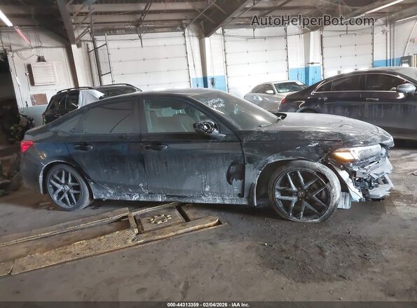 2HGFE2F59PH566076 2023 HONDA CIVIC Black Vista interior trasera