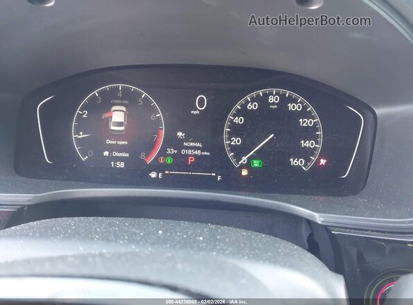 2HGFE2F5XSH555404 2025 HONDA CIVIC Silver Հետևի նստատեղերի տեսք
