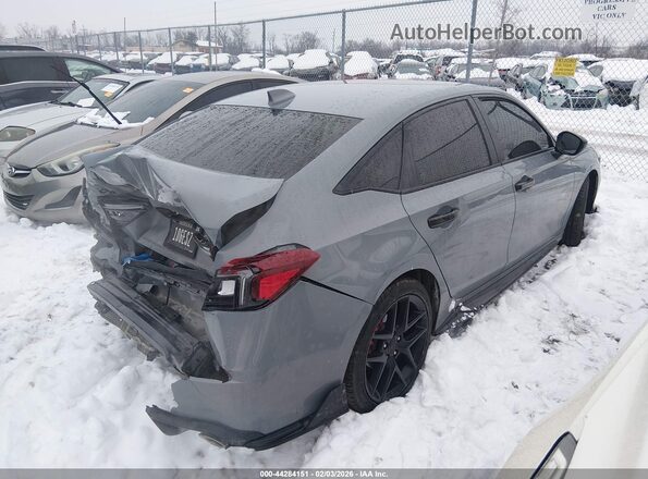 2HGFE2F5XSH556052 2025 HONDA CIVIC Gray Հետևի աջ