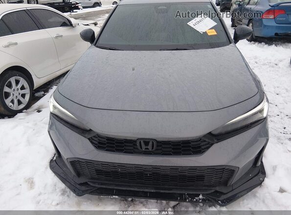 2HGFE2F5XSH556052 2025 HONDA CIVIC Gray Սարքավորումների վահանակի տեսք