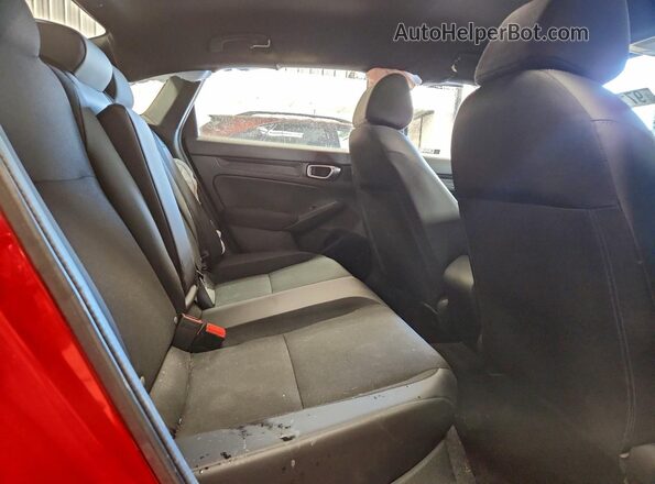 2HGFE2F5XSH588158 2025 HONDA CIVIC Red უკანა სავარძლების ხედი