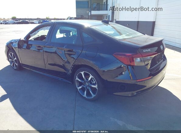 2HGFE4F85SH346237 2025 HONDA CIVIC Black Trasero izquierdo
