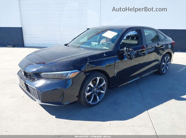 2HGFE4F85SH346237 2025 HONDA CIVIC Black Vista tres cuartos delantera izquierda