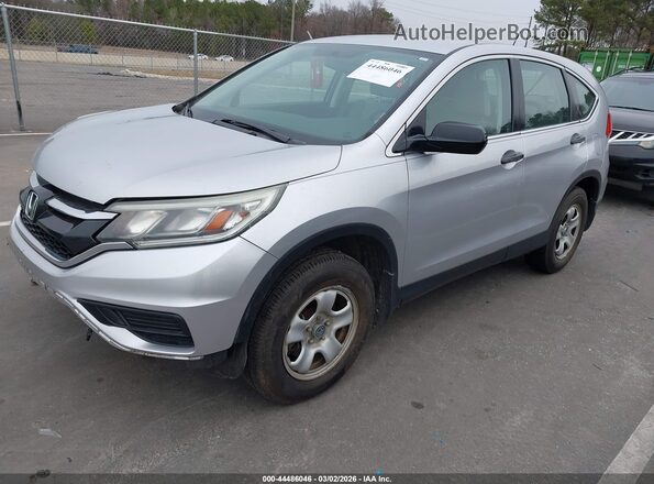 2HKRM3H38GH528300 2016 HONDA CR-V Silver Առջևի ձախ երեք քառորդ տեսարան